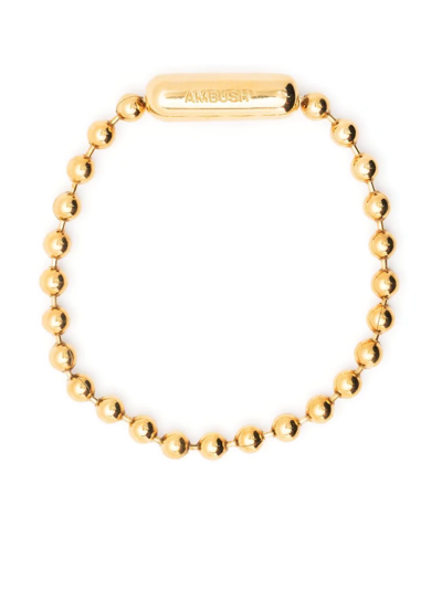 Shop Ambush Ball-chain Bracelet In 7600 Gold No Color