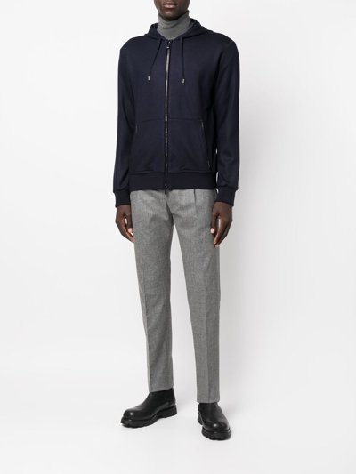 Moorer Straight-leg Trousers In Grau