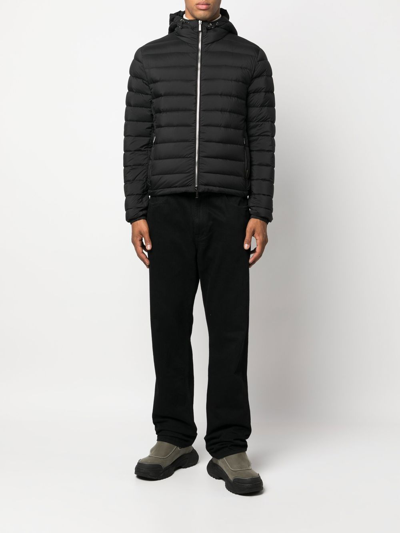 Moorer Quilted-finish Puffer Jacket In Schwarz