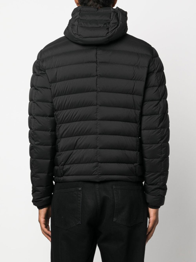 Moorer Quilted-finish Puffer Jacket In Schwarz