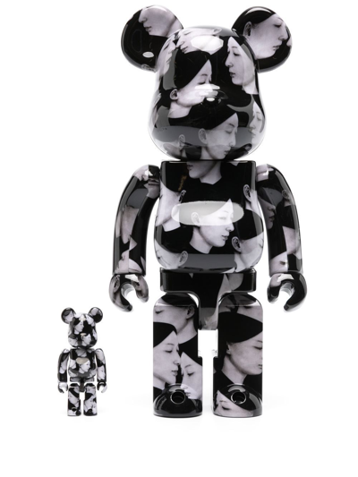 Shop Medicom Toy X Yohji Yamamoto X Suzume Uchida Multiple Selves Be@rbrick Figure Set In Black