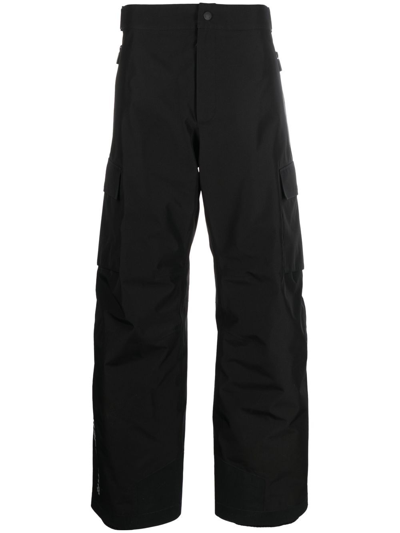 Shop Moncler Cargo-pocket Ski Trousers In Black
