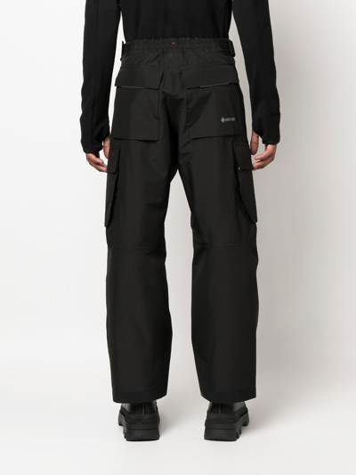 Shop Moncler Cargo-pocket Ski Trousers In Black