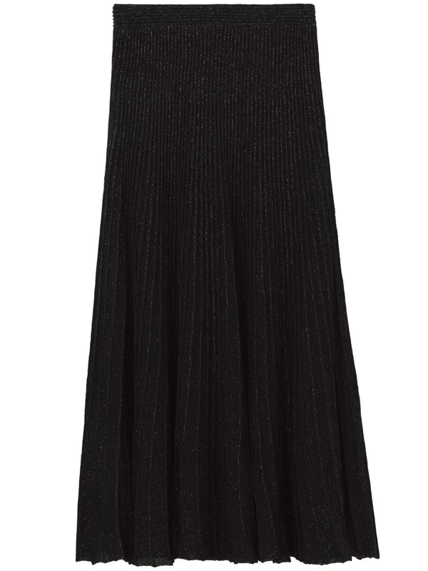 Proenza Schouler White Label ribbed-knit midi skirt - Black