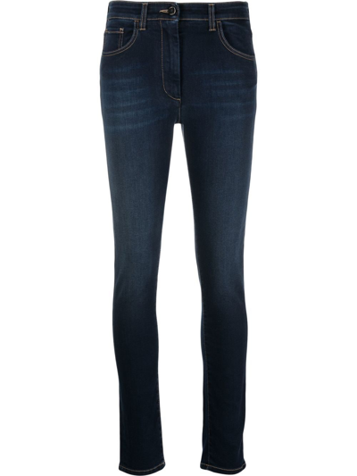 Shop Seventy Skinny-fit Denim Jeans In Blue