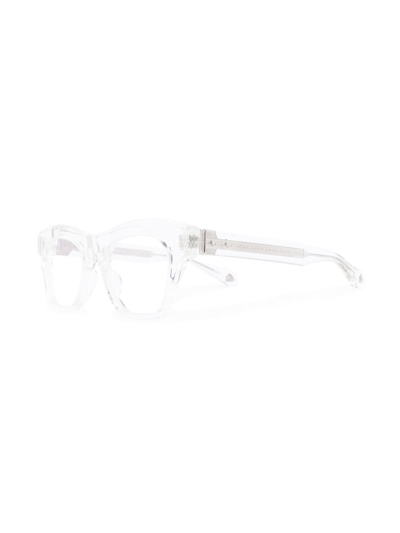 Matsuda Wayfarer-frame Optical Glasses In White