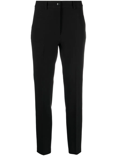 Shop Seventy Slim-fit Tailored Trousers In Schwarz