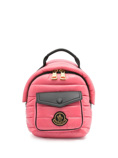 Shop Moncler Mini Astro Backpack In Pink