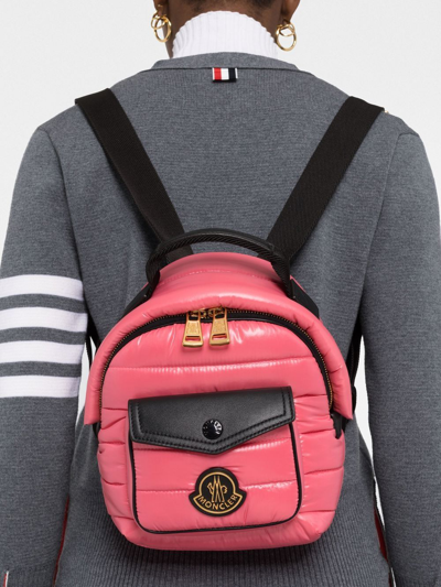 Shop Moncler Mini Astro Backpack In Pink