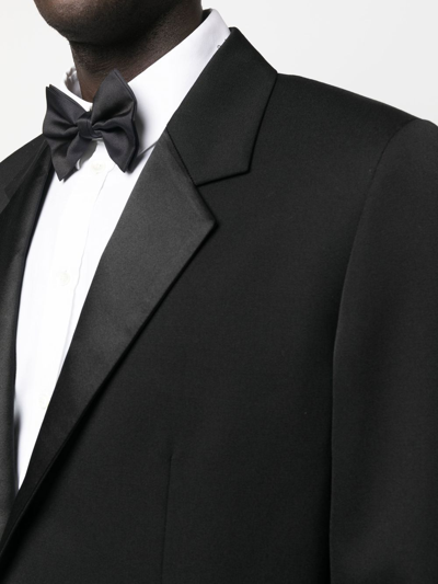 Jil Sander Black Single-breasted Wool Suit In Black