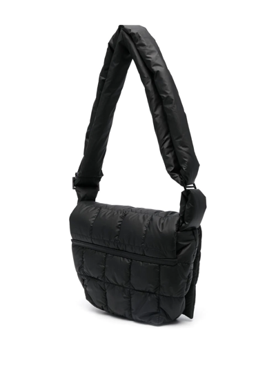 Veecollective Porter Quilted Crossbody Bag In Schwarz