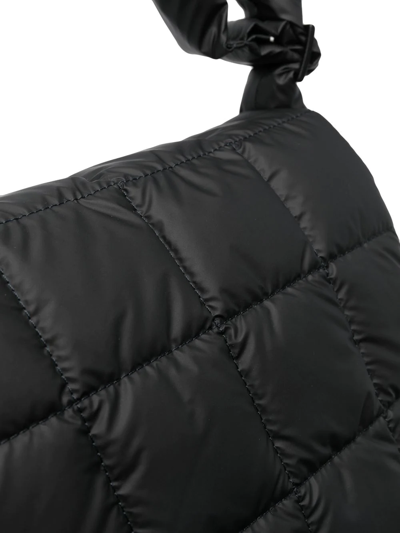 Veecollective Porter Quilted Crossbody Bag In Schwarz