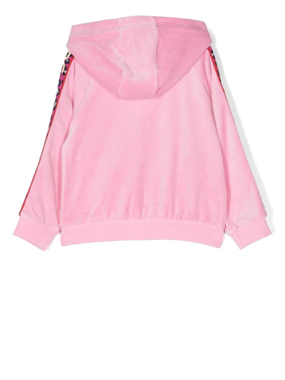 Marc Jacobs Jacquard Logo-tape Track Jacket In Rosa