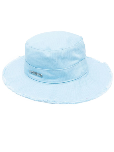 Le Bob Artichaut Cotton Logo Hat In Blue