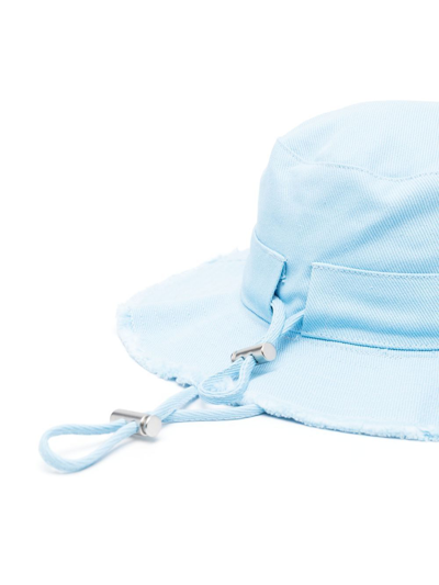 Shop Jacquemus Le Bob Artichaut Bucket Hat In Blau
