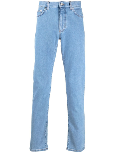 Z Zegna City Slim-straight Jeans In Blue | ModeSens