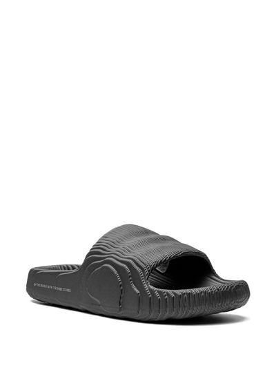 Shop Adidas Originals Adilette 22 "black" Slides