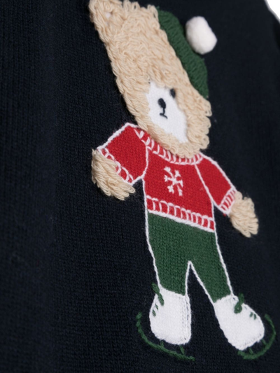 Il Gufo Intarsia-knit Jumper In Blau