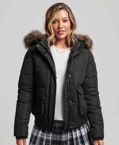 Superdry Women's Everest Ella Bomber Jacket Black | ModeSens