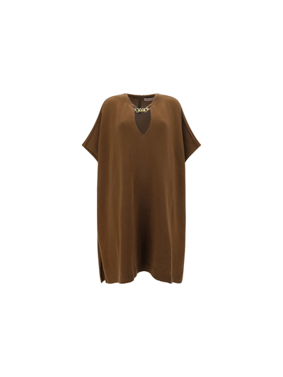 Valentino Poncho In Cammello