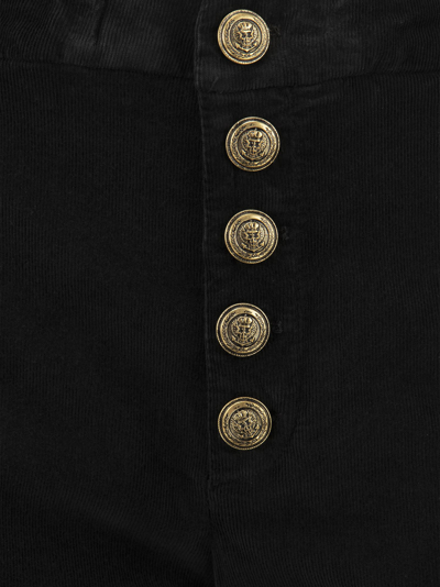Shop Dondup Nima - Loose Velvet Trousers In Black