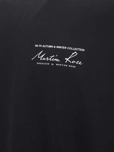 Shop Martine Rose T-shirt In Black