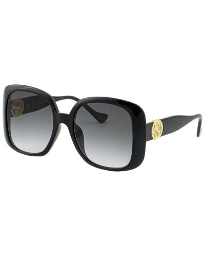 Shop Gucci Women's Gg1029sa 57mm Sunglasses In Multi
