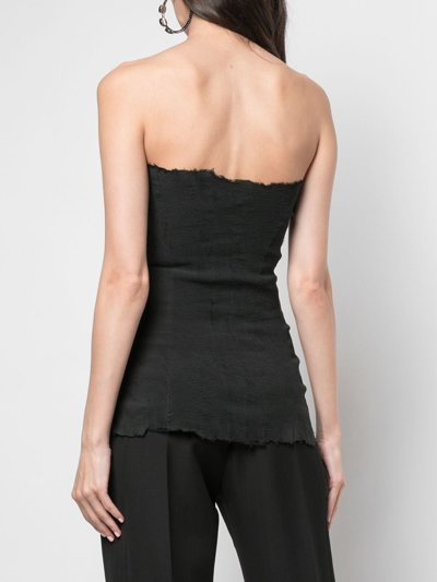 Shop Marc Le Bihan Women Stretchy Bustier Top In Noir