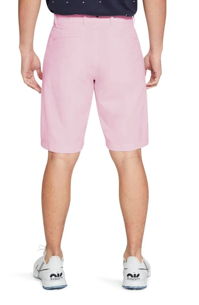Shop Nike Dri-fit Flat Front Golf Shorts In Pink Foam / Pink Foam
