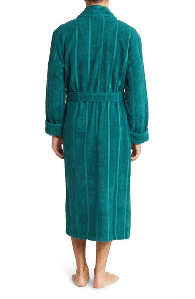 Shop Majestic Ultra Lux Robe In Evergreen