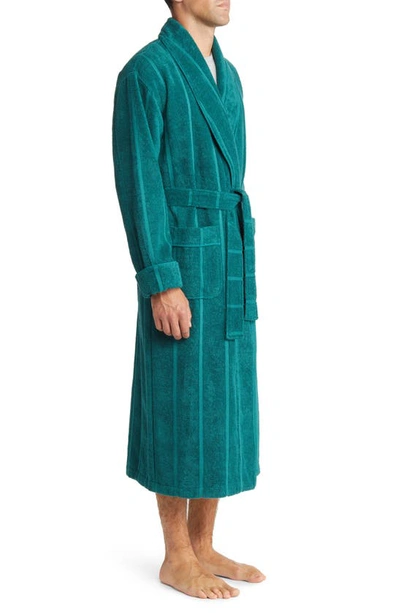 Shop Majestic Ultra Lux Robe In Evergreen