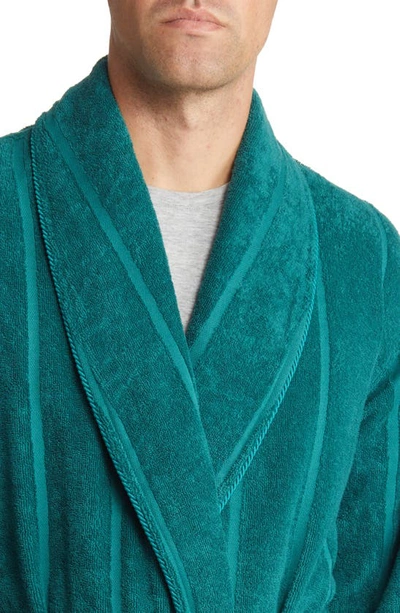 Shop Majestic Ultra Lux Robe In Evergreen