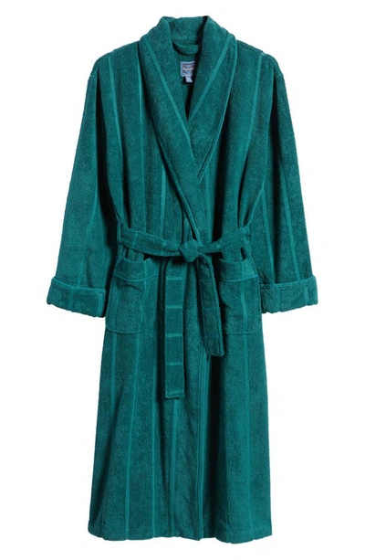 Shop Majestic Ultra Lux Robe In Evergreen