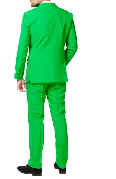 Shop Opposuits 'evergreen' Trim Fit Suit With Tie In Green