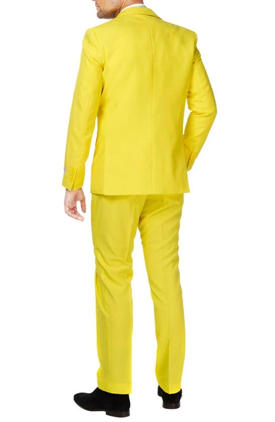 Opposuits 'yellow Fellow' Trim Fit Two-piece Suit With Tie In Yellow
