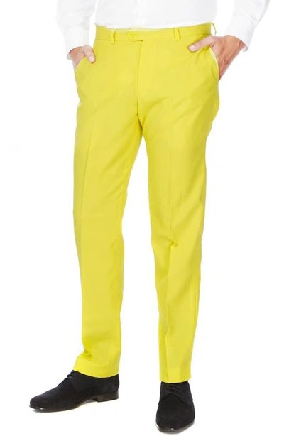 Opposuits 'yellow Fellow' Trim Fit Two-piece Suit With Tie In Yellow