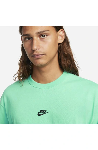 Shop Nike Premium Essential Cotton T-shirt In Light Menta