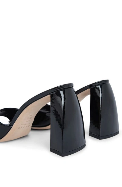 Shop By Far Michele Square Toe Sandal In Black