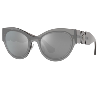 Shop Versace Eyeware & Frames & Optical & Sunglasses Ve2234 10016g 53 In Grey / Silver