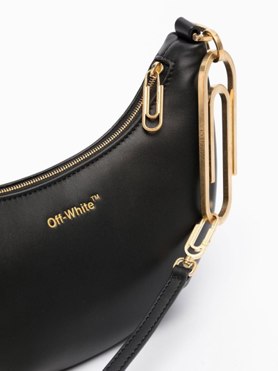 Off-white Logo-stamp Shoulder Bag In Black No Color