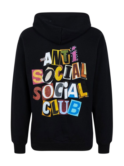 Shop Anti Social Social Club Torn Pages Of Our Story Hoodie In Schwarz