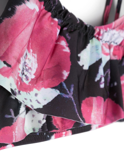 Andorine Floral-print Bikini Set In Pink