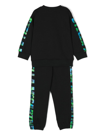 Stella Mccartney Logo-print Tracksuit Set In Black