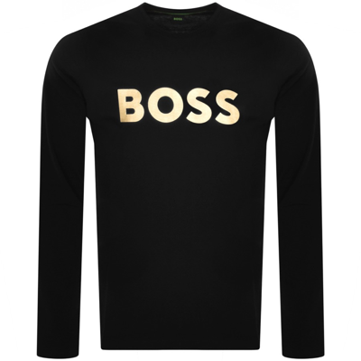 Shop Boss Business Boss Togn 1 Long Sleeved T Shirt Black