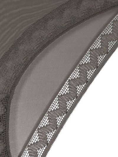 Eres Jacky Zigzag-trim Briefs In Grey