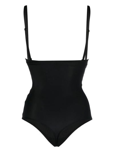 Shop Wolford Forming String Bodysuit In Black