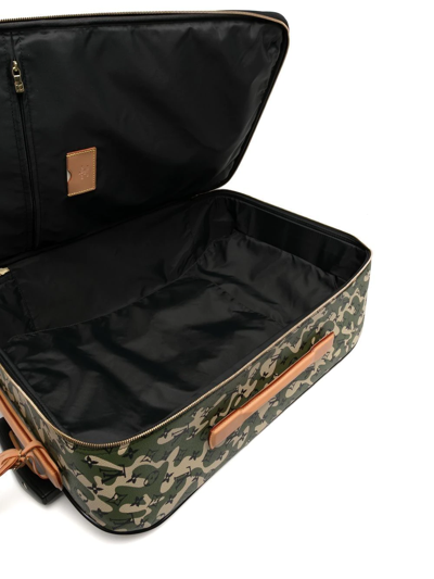 Pre-owned Louis Vuitton 2008  Monogram Camouflage Pegase 60 Suitcase In Green