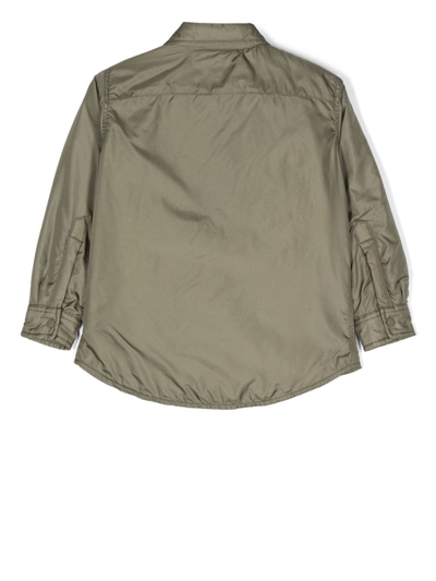 Shop Aspesi Iconic Lightweight Shirt Jacket In Green