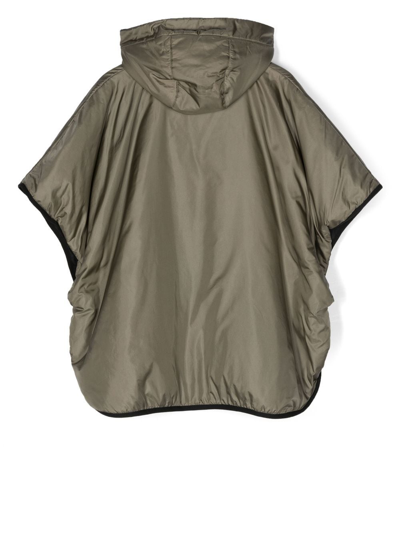 Aspesi Draped-sleeve Pullover Jacket In Green