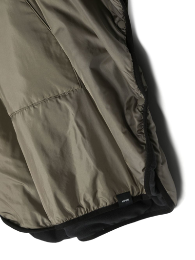 Aspesi Draped-sleeve Pullover Jacket In Green